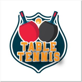 Table Tennis Posters and Art